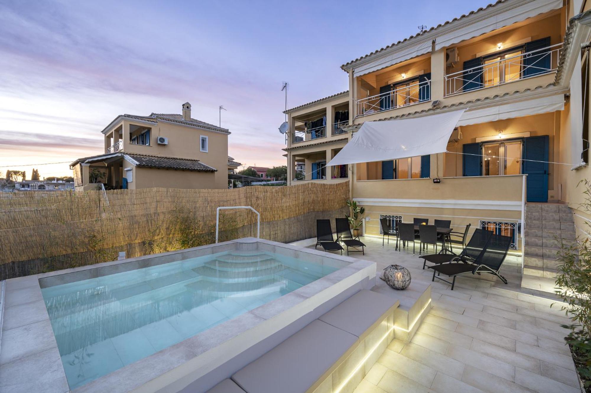 Villa Nina Kastania Corfu  Esterno foto
